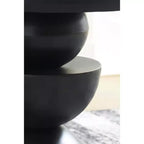 Signature Design by Ashley Table d'appoint Kurtson - Finition métal bronze, design industriel moderne
