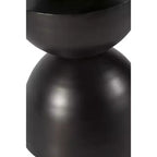 Signature Design by Ashley Table d'appoint Kurtson - Finition métal bronze, design industriel moderne