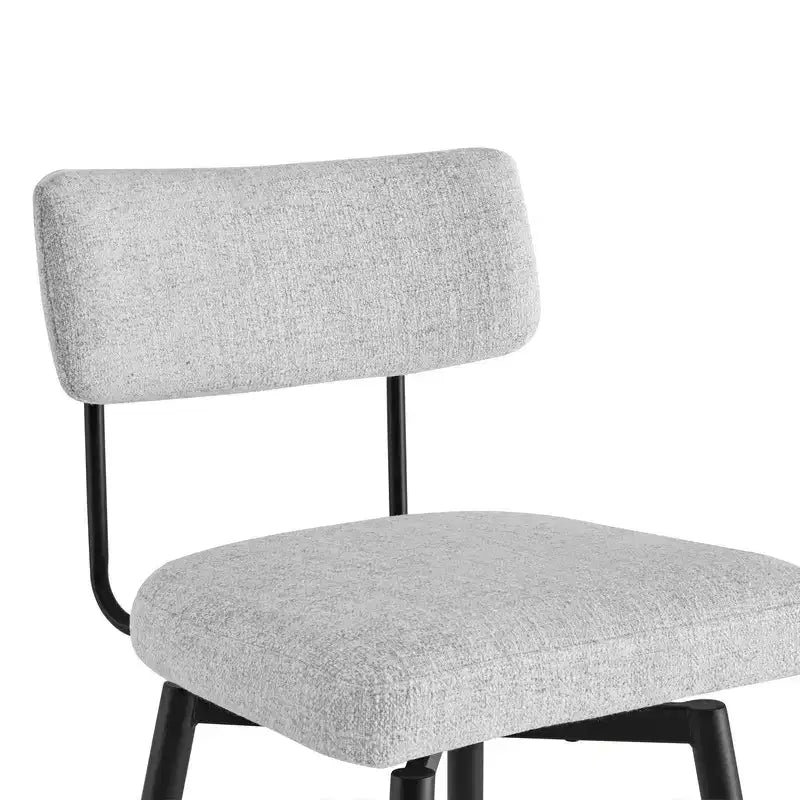 Chaises de bar pivotantes hauteur comptoir Spruce&Spring avec cadre en métal – Lot de 2