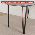 Table à manger pour 4,Petit ensemble table et chaises pour 4,Ensemble de salle à manger carré pour 4,Ensemble de 5 pièces pour cuisine et salle à manger pour petit espace, appartement, bureau à domicile