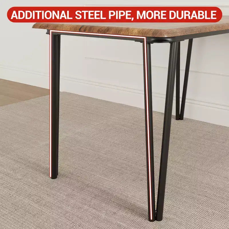 Table à manger pour 4,Petit ensemble table et chaises pour 4,Ensemble de salle à manger carré pour 4,Ensemble de 5 pièces pour cuisine et salle à manger pour petit espace, appartement, bureau à domicile