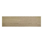 Console Whisen d'inspiration vintage avec placage en bois de frêne et piétement en T