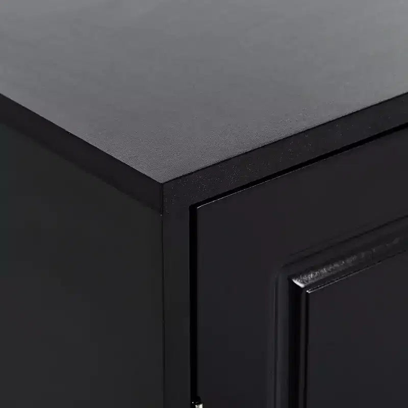 Meuble à chaussures Okak, Meuble de rangement avec 4 portes, 1 tiroir et étagères réglables, Meuble d'entrée pour Entrée, Salon
