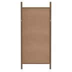 MAYEERTY Miroir pleine longueur en bois massif échelle rectangulaire noyer 63x24x1in sans support