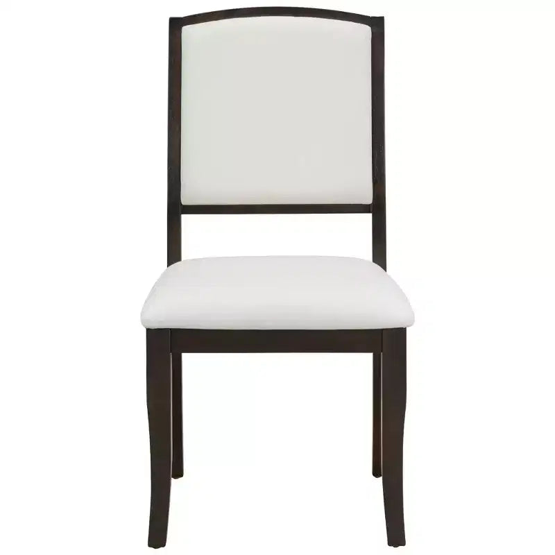 Ensemble de salle à manger rond extensible Whisen Farmhouse avec 4 chaises
