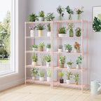 Étagère de rangement Karl Home à 5 niveaux, en fil métallique, coloris noir