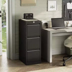 Acekool 103 Armoire de Rangement Roulante avec Serrure, Établi et Étagère Réglable, Chariot à Outils Mobile pour Garage, Atelier, Bureau, Noir