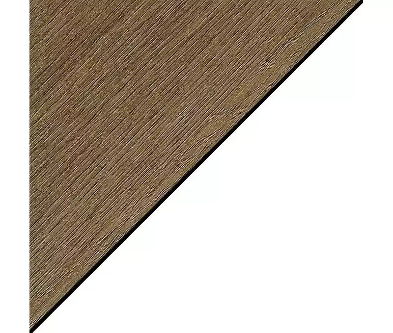 Table d'appoint Belmont HomeStock avec étagères Design en X d'inspiration italienne Rangement à deux niveaux Bois d'hévéa massif avec placage de chêne Table d'appoint