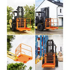 Nacelle de sécurité pour chariot élévateur, panier de travail pour chariot élévateur - Plate-forme de travail robuste de 91x91 cm, capacité de 544 kg pour travaux aériens
