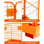 Nacelle de sécurité pour chariot élévateur, panier de travail pour chariot élévateur - Plate-forme de travail robuste de 91x91 cm, capacité de 544 kg pour travaux aériens