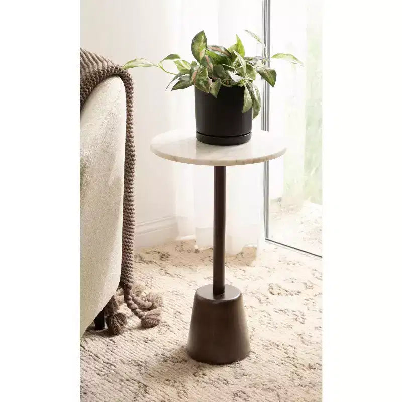 Table d'appoint ronde Tira de Kate et Laurel