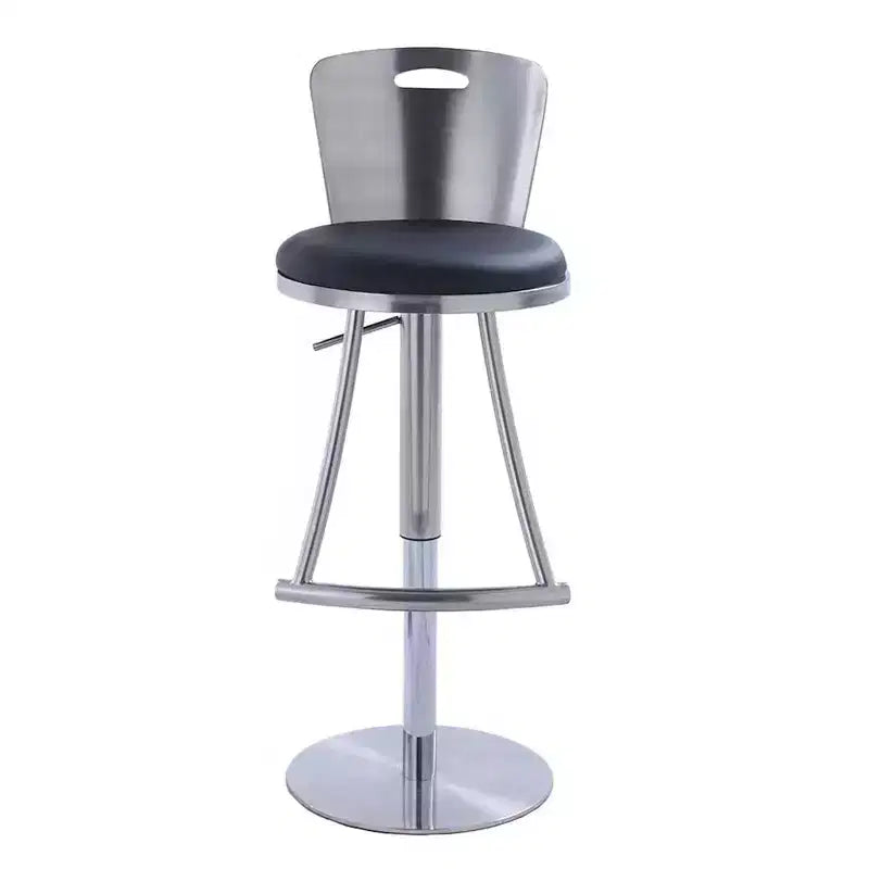 Tabouret réglable en hauteur, dossier métal, Chintaly Imports