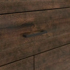 Commode de rangement rustique Famapy à 9 tiroirs, compartiments, construction robuste, tiroirs spacieux