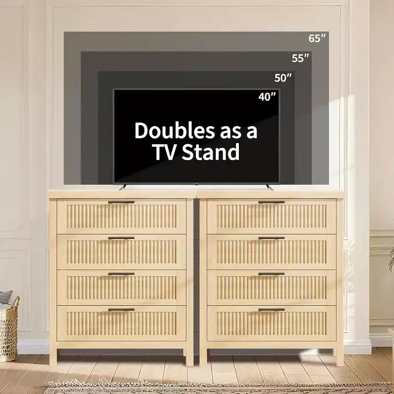 Commode de chambre encastrée, Meuble de coiffeuse, Commode haute de 90 cm avec 4 tiroirs et rangement pour vêtements pour chambre à coucher, salon