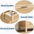 Commode de chambre encastrée, Meuble de coiffeuse, Commode haute de 90 cm avec 4 tiroirs et rangement pour vêtements pour chambre à coucher, salon