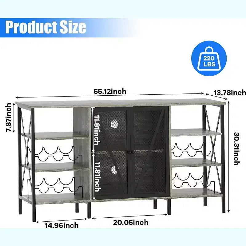 Range-Bouteilles Multifonctionnel - Rangement de Bouteilles Compact, Idéal pour la Décoration et l'Organisation du Bar, de la Cuisine et de la Salle à Manger