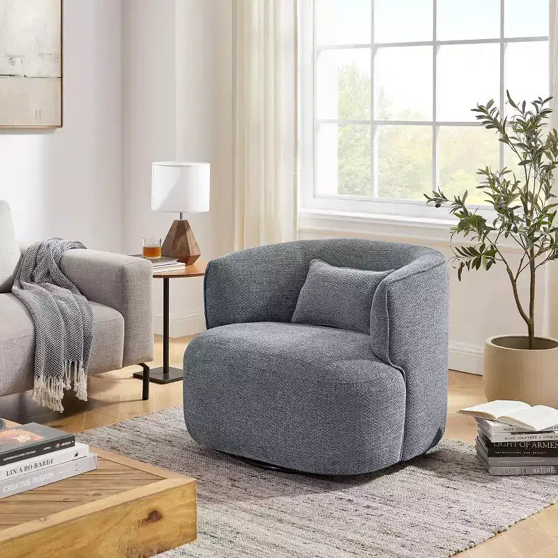 Fauteuil pivotant Art Leon