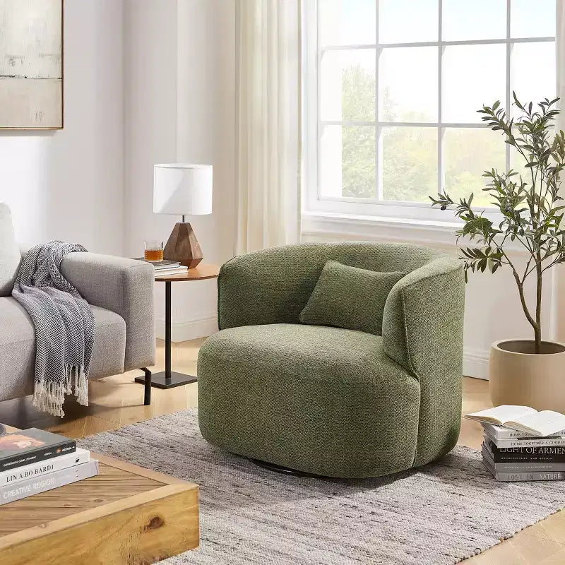 Fauteuil pivotant Art Leon