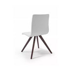HomeStock Chaise de salle à manger en similicuir noir de 37 po, ensemble de 1, pour un choix chic, une décoration moderne et une expérience culinaire élégante