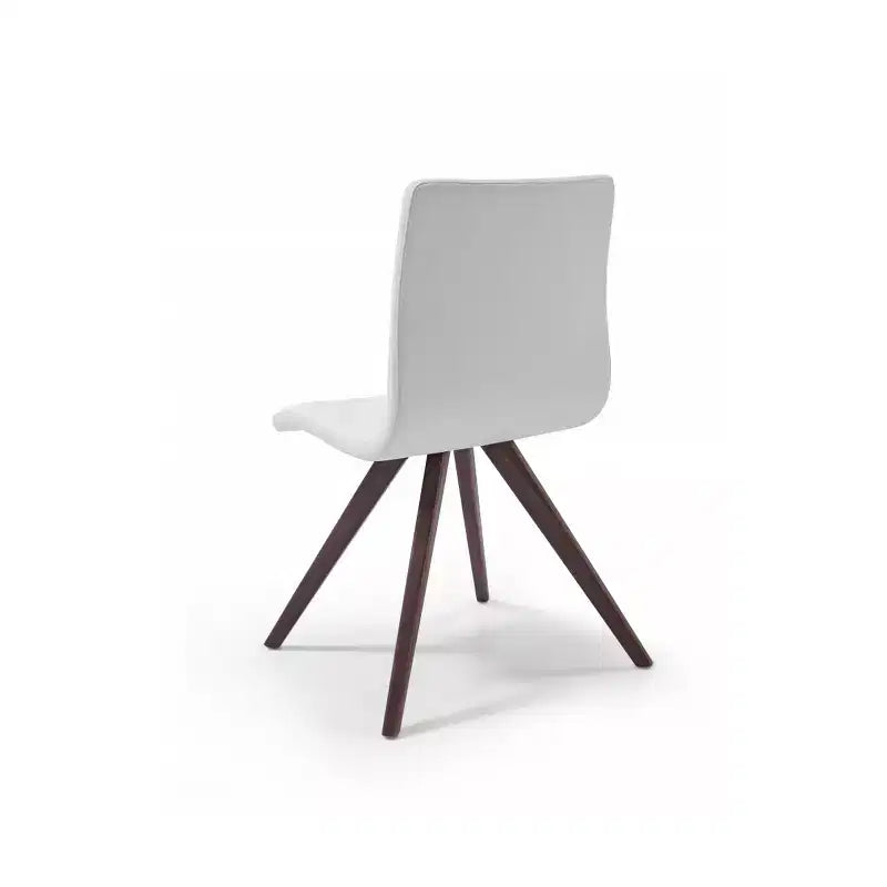 HomeStock Chaise de salle à manger en similicuir noir de 37 po, ensemble de 1, pour un choix chic, une décoration moderne et une expérience culinaire élégante