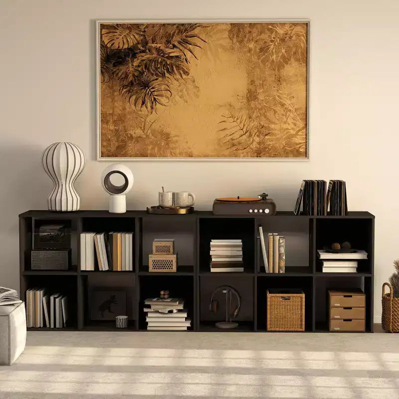Étagère de rangement cubique MAYEERTY avec panneaux arrière amovibles