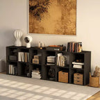 Étagère de rangement cubique MAYEERTY avec panneaux arrière amovibles