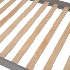 Lit superposé enfant à double escalier avec rangement et garde-corps pour chambre à coucher ou dortoir