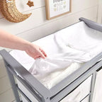 Matelas à langer profilé Badger Basket avec housse amovible