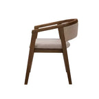 Chaises de salle à manger Christopher Knight Home Emilia Mid-Century Modern en tissu bouclé avec accoudoirs en U (Lot de 2)
