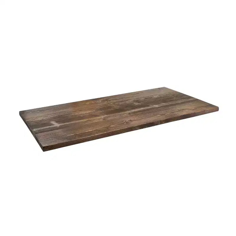 RESTORE Trail Brown Solid Wood Desk Tabletop by Pipe Decor