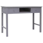 Bureau Gris Bois de paulownia, Bois de peuplier Bureau moyen Rectangulaire