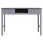 Bureau Gris Bois de paulownia, Bois de peuplier Bureau moyen Rectangulaire