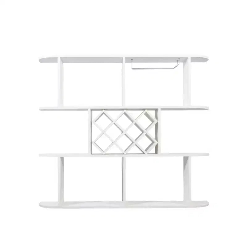 Étagère à vin murale CuisinSmart, étagère de bar suspendue à 3 niveaux grande capacité, porte-verres à vin, étagère de présentation pour bouteilles de vin, pour la décoration de la cuisine ou de la salle à manger