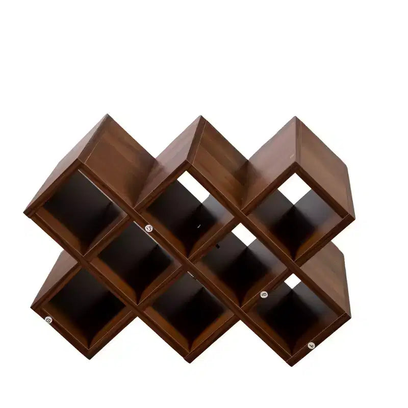 Étagère à vin murale CuisinSmart, étagère de bar suspendue à 3 niveaux grande capacité, porte-verres à vin, étagère de présentation pour bouteilles de vin, pour la décoration de la cuisine ou de la salle à manger