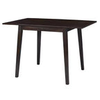 Okak 30X45IN Ensemble de table à manger extensible minimaliste pour 4, table de cuisine avec pieds en bois d'hévéa, table pliante pour salle à manger, petits espaces