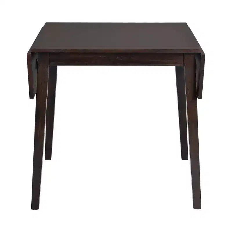 Okak 30X45IN Ensemble de table à manger extensible minimaliste pour 4, table de cuisine avec pieds en bois d'hévéa, table pliante pour salle à manger, petits espaces