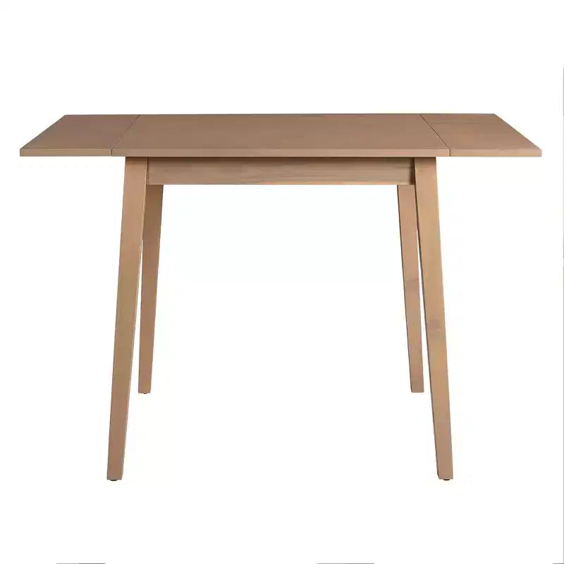 Okak 30X45IN Ensemble de table à manger extensible minimaliste pour 4, table de cuisine avec pieds en bois d'hévéa, table pliante pour salle à manger, petits espaces