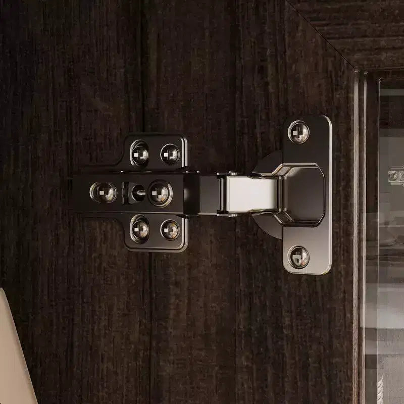 Placard de cuisine Famapy avec porte vitrée, buffet de cuisine, armoire de rangement multi-étagères pour l'organisation, pour salle à manger, marron/blanc