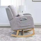 Vatros Chaise d'appoint moderne Fauteuil de salon à dossier haut Fauteuils Chaise à bascule