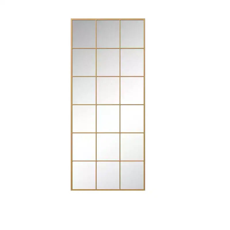 HomeRoots 69 Gold Metal Framed Full Length Mirror