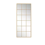 Miroir sur pied HomeRoots 69 avec cadre en métal doré