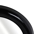 Miroir Mural Rond Moderne, Cadre en Métal, Accent Décoratif Contemporain, Design en Fer Élégant pour Salon, Chambre, Salle de Bain ou Bureau - 36