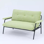 MAYEERTY Canapé vert de 134 cm, facile à manipuler pour divers scénarios : petit appartement, salon, chambre.