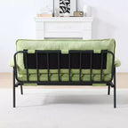 MAYEERTY Canapé vert de 134 cm, facile à manipuler pour divers scénarios : petit appartement, salon, chambre.