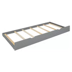 Lit queen size avec rangement et lit gigogne double XL, Lit plateforme queen size en bois avec 2 tiroirs de rangement