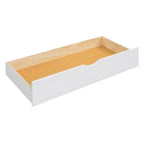 Lit queen size avec rangement et lit gigogne double XL, Lit plateforme queen size en bois avec 2 tiroirs de rangement