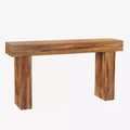 63 Long Narrow Rectangular Console Table, Farmhouse Wood Entryway Table for Hallway, Foyer & Living Room, Sofa Table Behind Couch