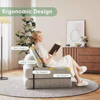 Canapé-lit pliant, Canapé-futon, Canapé-futon convertible en fauteuil-lit, Oreiller matelas pliable soutien dorsal, Canapé-lit portable, Grand format