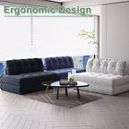 Canapé-lit pliant, Canapé-futon, Canapé-futon convertible en fauteuil-lit, Oreiller matelas pliable soutien dorsal, Canapé-lit portable, Grand format