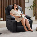 Fauteuils inclinables électriques pour adultes, fauteuil inclinable avec appuie-tête motorisé et ports de charge, fauteuil canapé inclinable électrique pour salon